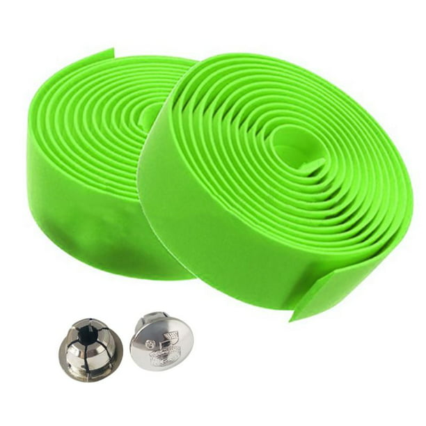 Bicycle Bar Tape,Reflective Bike Bar Wrap with Bar Plugs for Road Bikes and Cycling,2PCS per Set 